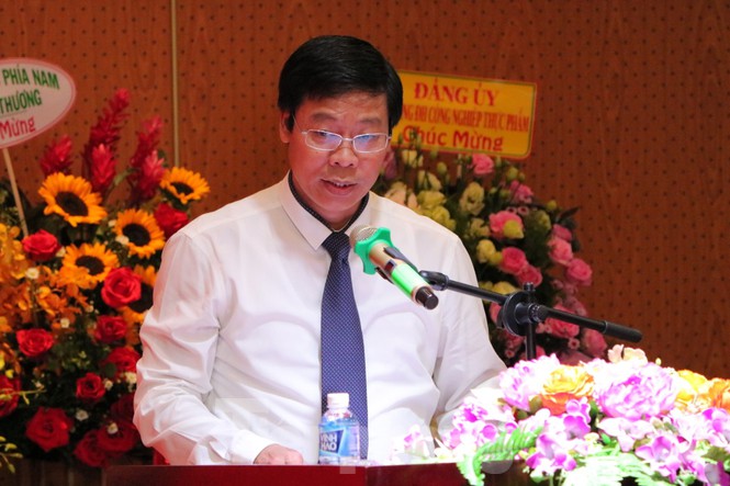 PGS.TS Nguyễn Xuân Hoàn - Hiệu trưởng Trường ĐH Công nghiệp Thực phẩm TP HCM. 